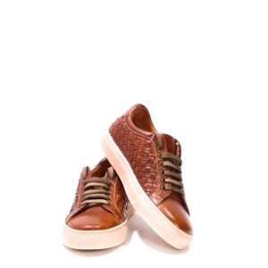 Sneakers intrecciata da donna