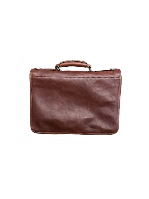 Borsa da lavoro in pelle con tasche I Medici - immagine 3