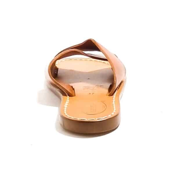Women's cross leather slipper - Image 3