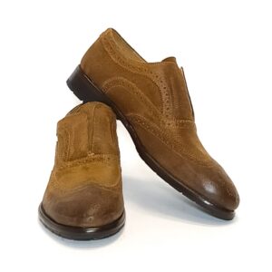 Scarpa donna scamosciata senza lacci