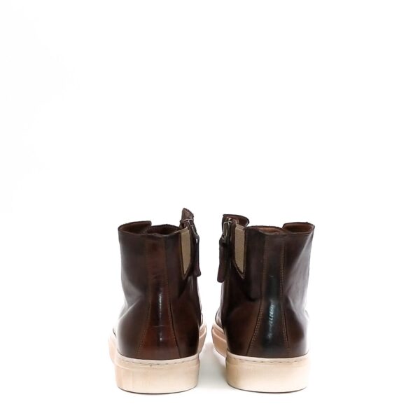Women's leather high sneakers - Image 3