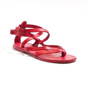 Sandalo in cuoio alla schiava donna