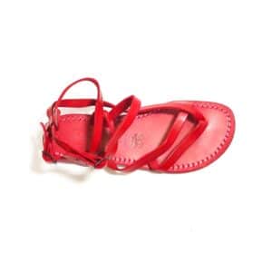 Alternative view of Sandalo in cuoio alla schiava donna