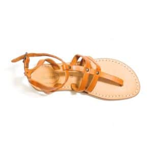Alternative view of Sandalo in cuoio infradito donna