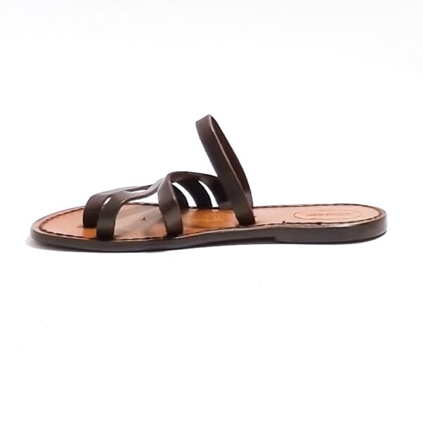 Women's leather thong slipper - Image 3