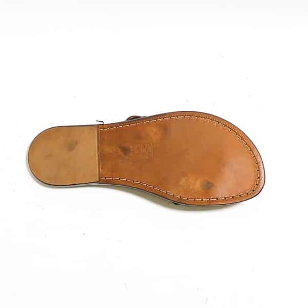 Women's leather thong slipper - Image 4
