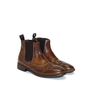 Stivaletto uomo in pelle