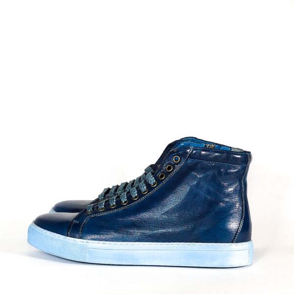 Men's high-top buffalo leather sneakers - Image 2
