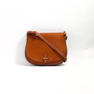 Alternative view of Borsa/tracolla in pelle c/patta Boldrini Selleria