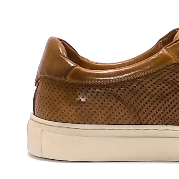 Men's low leather sneakers - Image 3