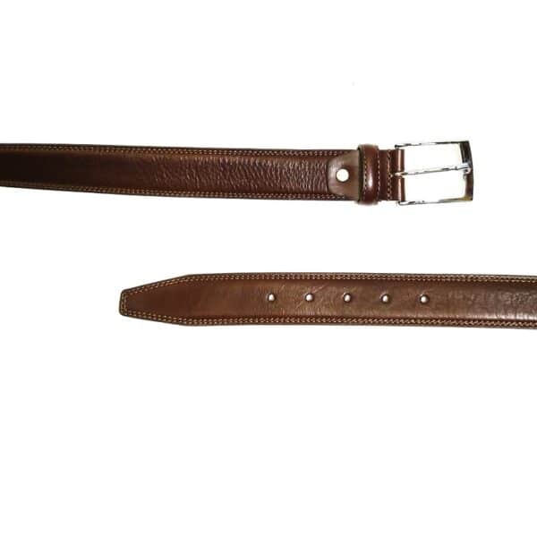 Leather belt for men Pelletteria Allegrini Filippo - Image 3
