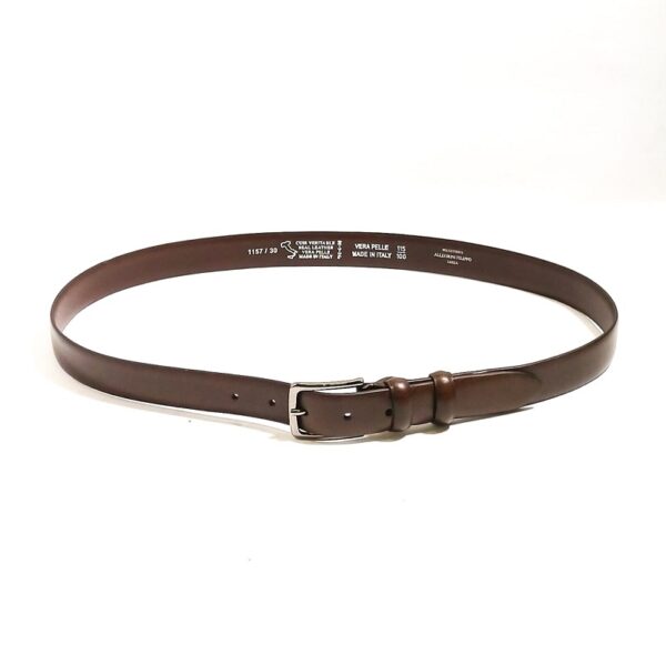 Leather belt for men Pelletteria Allegrini Filippo - Image 3