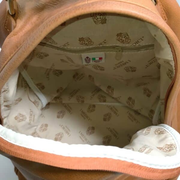 Leather soft backpack I Medici - Image 3