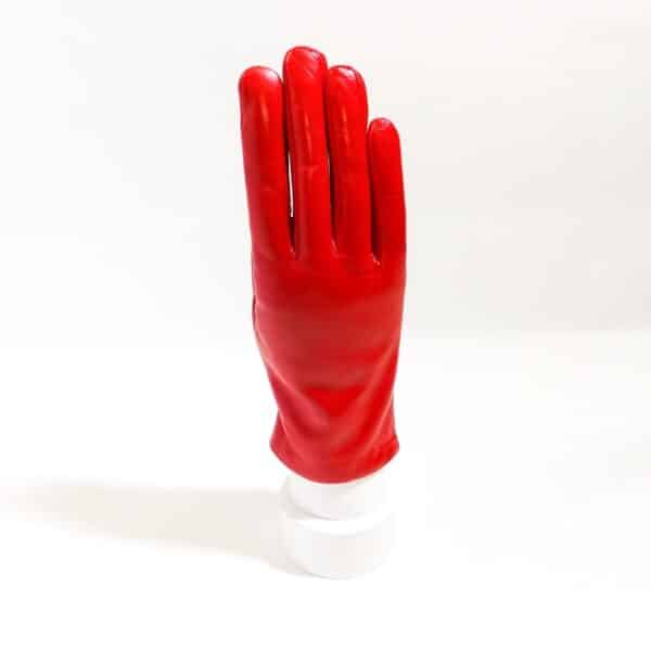Classic woman leather glove with rabbit lining - Image 3