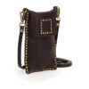 Campomaggi leather mobile phone holder - Black