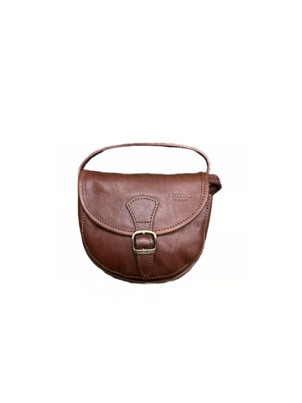 I Medici rounded leather shoulder bag - Image 4