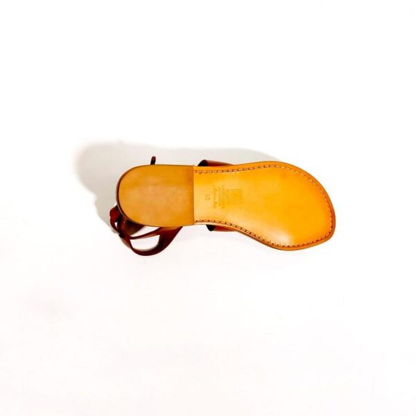 Sandali in cuoio incrociato donna - immagine 5