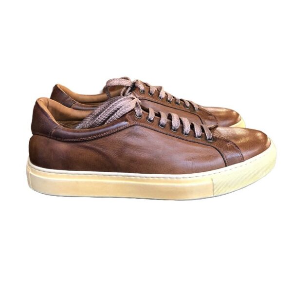 Sneakers bassa da uomo in pelle - immagine 2
