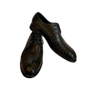 Scarpa da uomo in pelle intrecciata