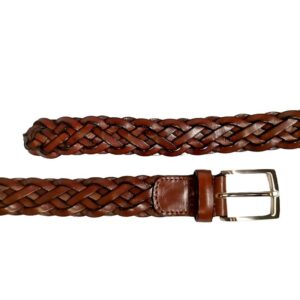 Alternative view of Braided leather belt