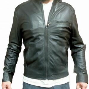 Giacca in pelle uomo Monster