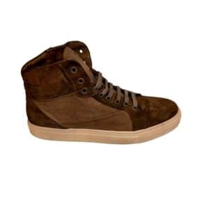 Alternative view of Men's high sneakers in leather