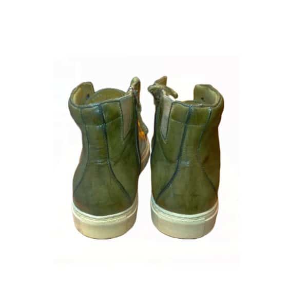 Men's high sneakers in leather - Image 2