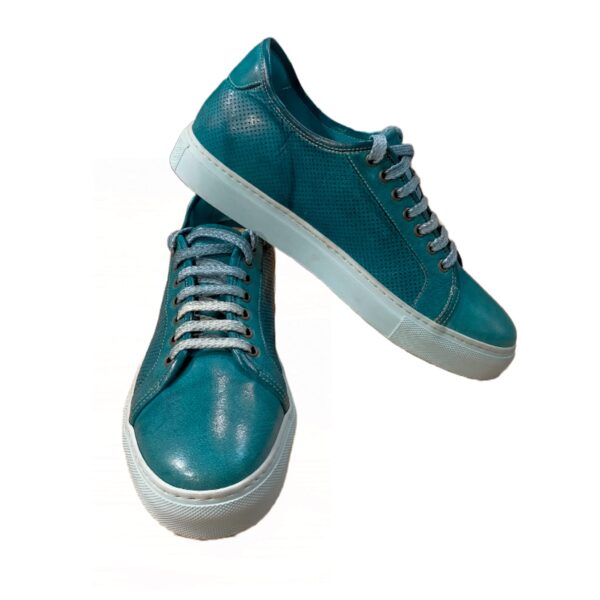 Sneakers bassa da uomo in pelle - immagine 2