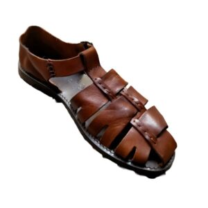 Alternative view of Sandal in leather cage man