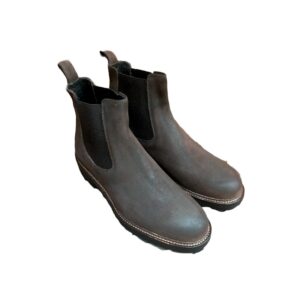 Stivaletto da uomo con elastico in Velour Vax