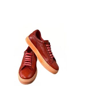 Sneakers bassa da uomo in pelle