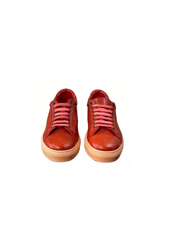Sneakers bassa da uomo in pelle - immagine 4