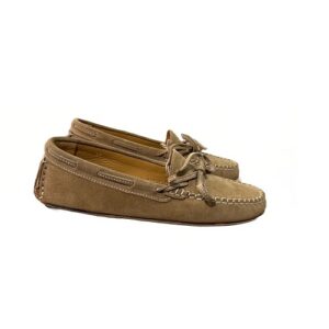 Alternative view of Mocassino donna in camoscio