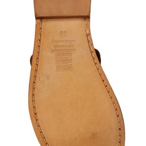 Alternative view of Women's leather slipper with studs