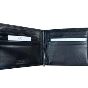 Alternative view of Gianfranco Corti men's leather wallet with clip