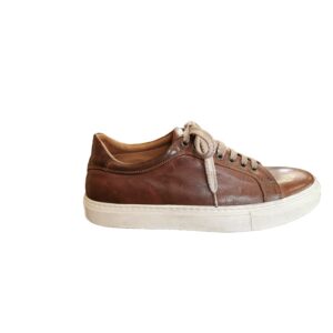 Alternative view of Sneakers bassa da donna in pelle