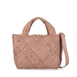 Visonà woven leather shopper