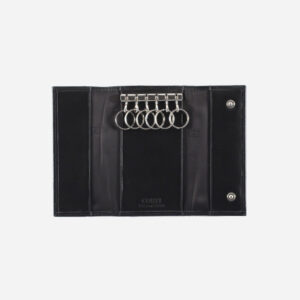 Alternative view of Leather key ring with 6 short rings