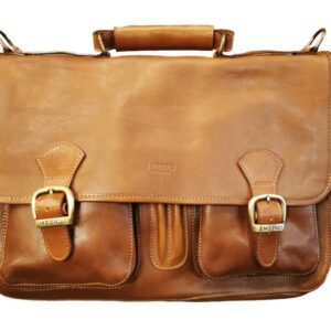Borsa da lavoro in pelle con tasche I Medici