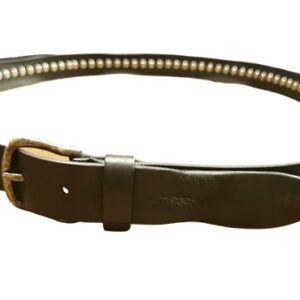 Alternative view of Leather belt multicolored rivets