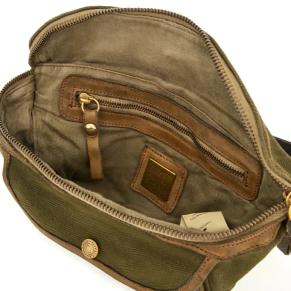 Campomaggi leather/canvas bag - Image 5