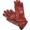 Classic woman leather glove with elastic