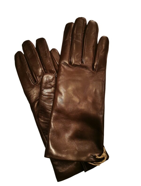 Smooth women's leather glove