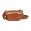Matera leather waist bag w/studs Campomaggi