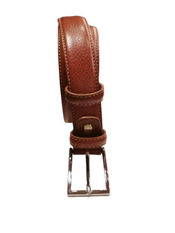 Leather belt for men Pelletteria Allegrini Filippo - Image 3