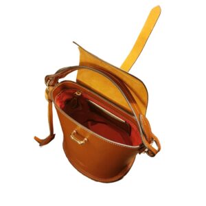 Alternative view of Borsa piccola a tracolla in pelle Ribot Boldrini Selleria