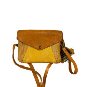 Leather shoulder bag