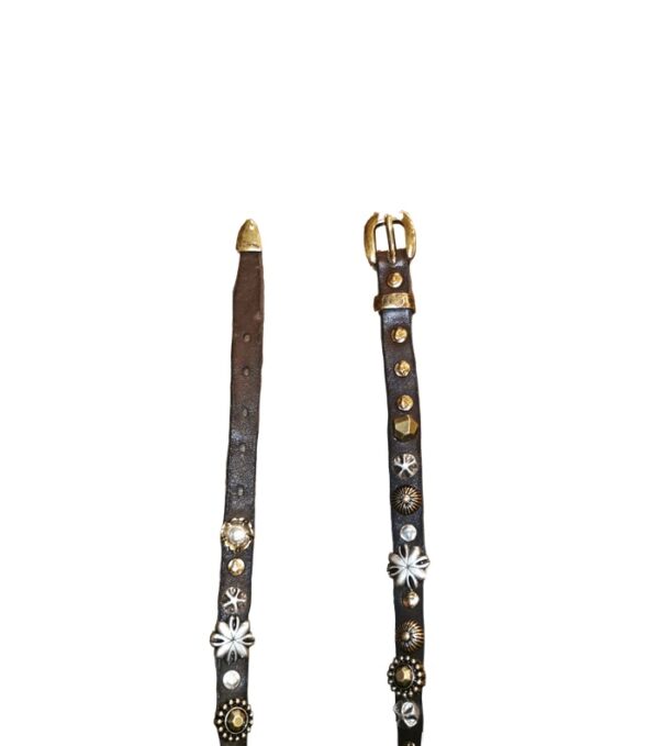 Campomaggi studded double leather bracelet - Image 2