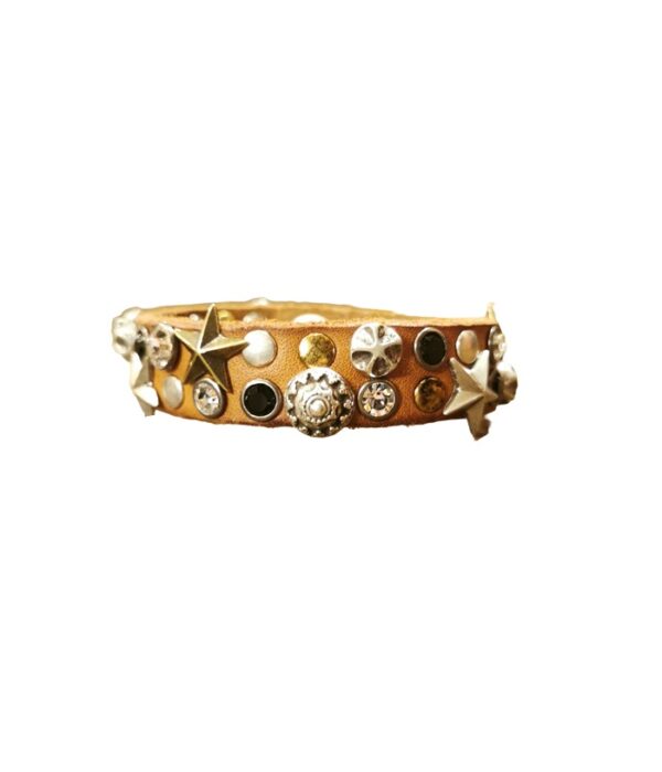 Bracciale con strass e stelle