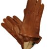 Men's leather glove elephant design